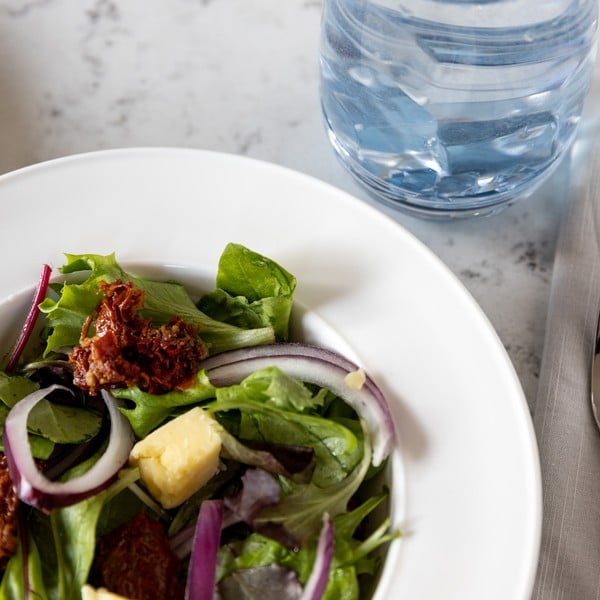 Balts porcelāna dziļais šķīvis Mikasa Ridget, ø 30 cm-image-4