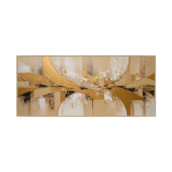 Glezna 150x60 cm Gold Abstraction