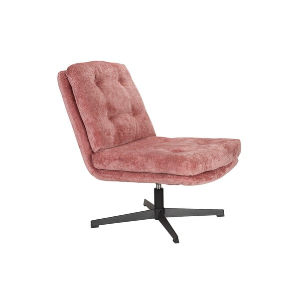 Rozā grozāms atpūtas krēsls Kai – White Label