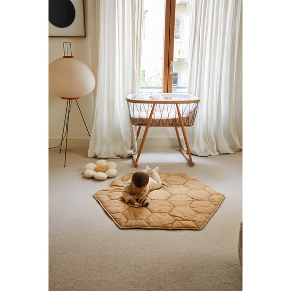 Dzeltens bērnu rotaļu paklājiņš Honeycomb – Lorena Canals-image-3