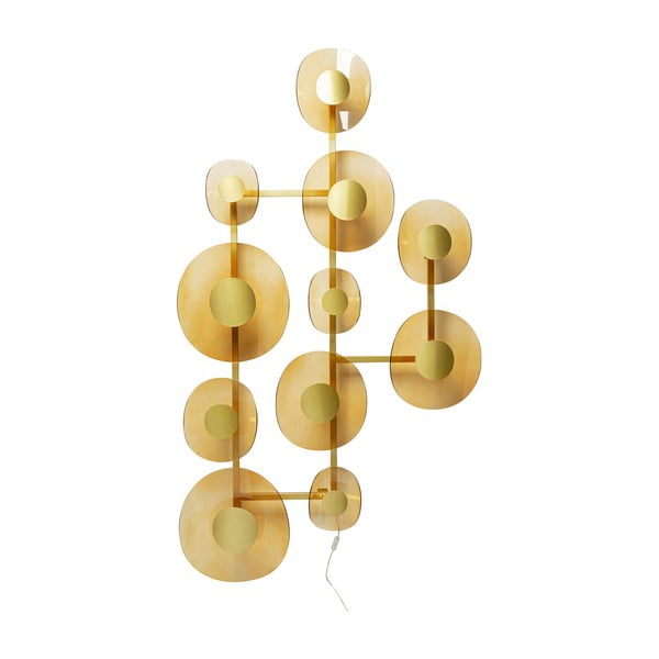 Zelta krāsas sienas lampa Mariposa – Kare Design