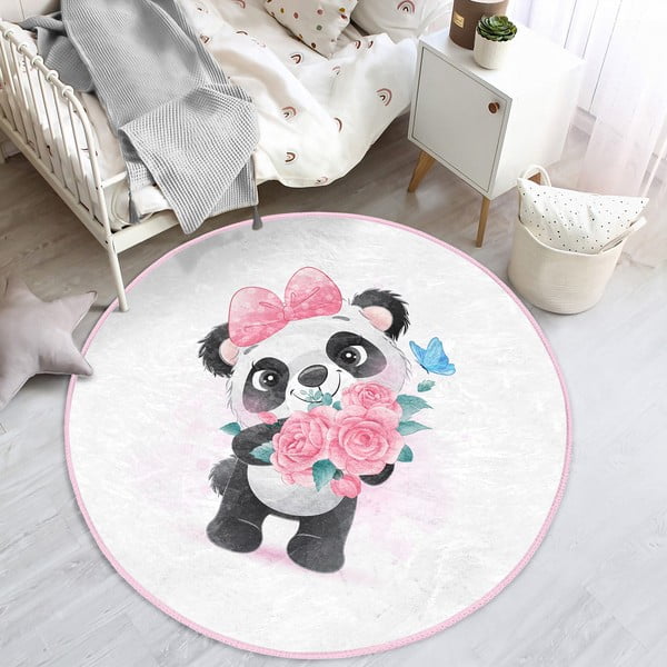 Balts bērnu paklājs ø 100 cm Comfort – Mila Home-image-3