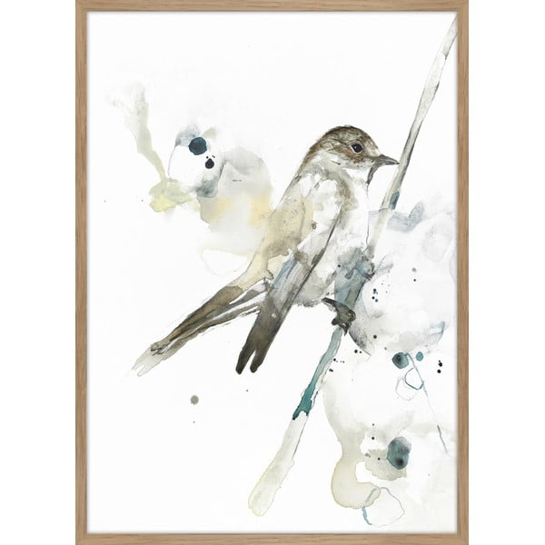 Plakāts ar rāmi 50x70 cm Bird 2 – Malerifabrikken