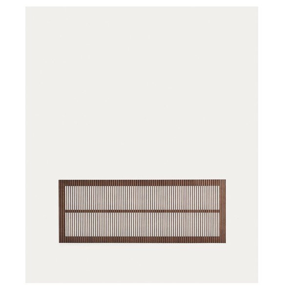 Tumša dabīga toņa oša masīvkoka gultas galvgalis 175x70 cm Beyla – Kave Home-image-4