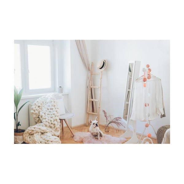 Balta stāvoša rotaslietu kastīte ar spoguli un LED apgaismojumu Bonami Essentials Bien-image-3