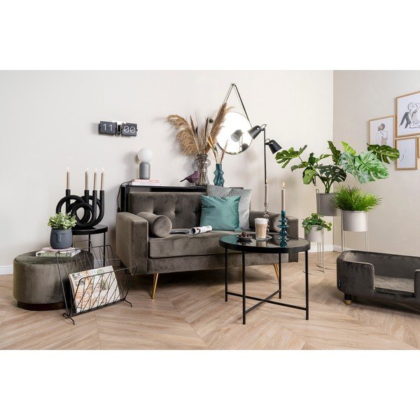 Pelēka stikla vāze PT LIVING Morgana, augstums 35 cm-image-1