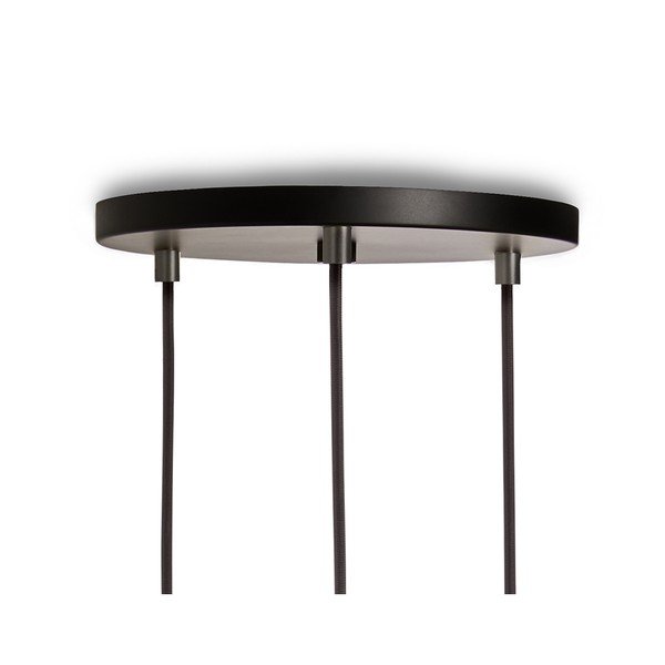 Tumši pelēka piekaramā lampa ar regulējamu spilgtumu ø 25 cm Triple Pendant – tala-image-3