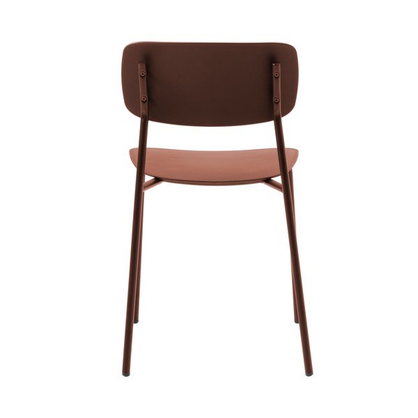 Terakotas oranži pusdienu krēsli (2 gab.) Kirkland – Unique Furniture-image-3