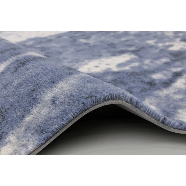 Zils vilnas paklājs 160x240 cm Albo – Agnella-image-2