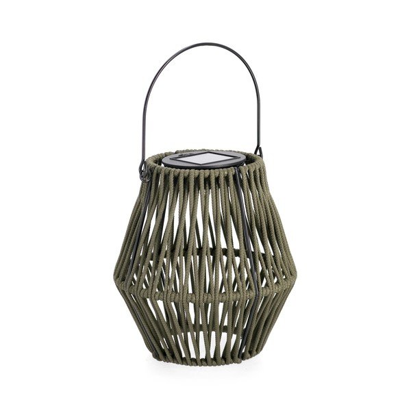 Haki LED laterna ar saules baterijām (augstums 17 cm) Juny – Yes Everyday