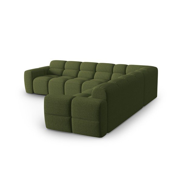Zaļš stūra dīvāns Lisa – Micadoni Home-image-3