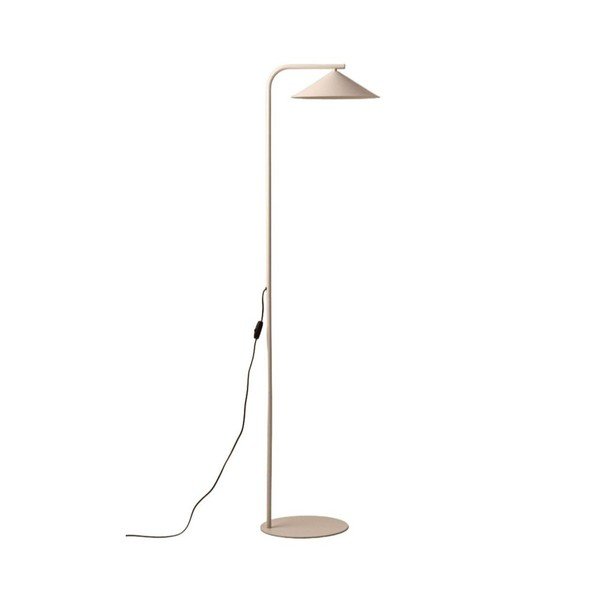 Krēmkrāsas metāla stāvlampa (augstums 160 cm) Nocte – Micadoni 