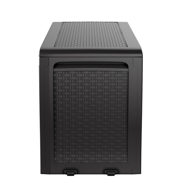 Tumši pelēka plastmasas dārza uzglabāšanas kaste Samoa – Keter-image-3