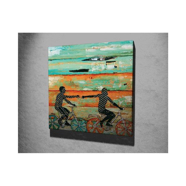 Sienas glezna uz audekla Bike Trip, 45 x 45 cm-image-2