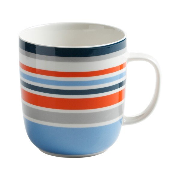Maxwell & Williams Boat Club zila porcelāna krūze, 450 ml