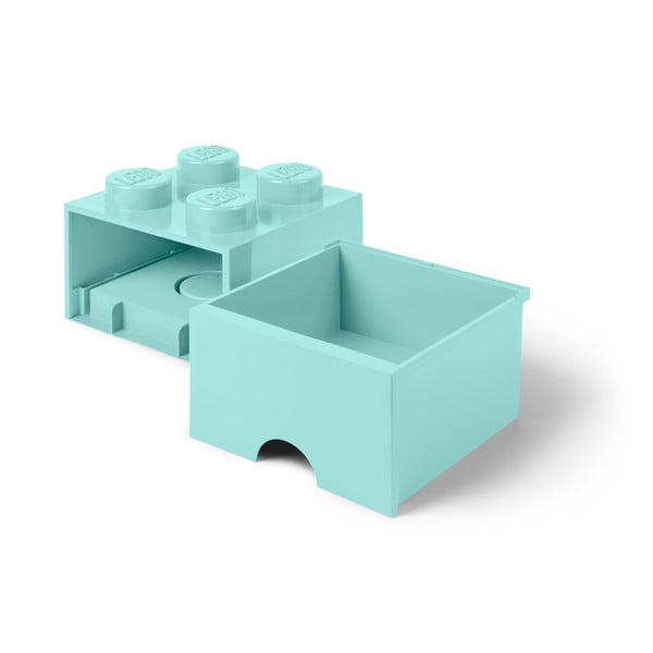 Gaiši zila kvadrātveida glabāšanas kaste LEGO®-image-3
