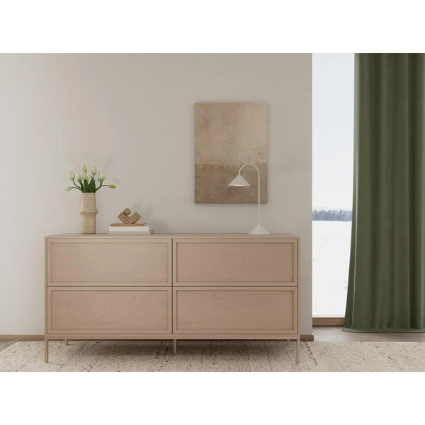 Pelēka melamīna kumode 157x80x40 cm Palmdale – Actona-image-1