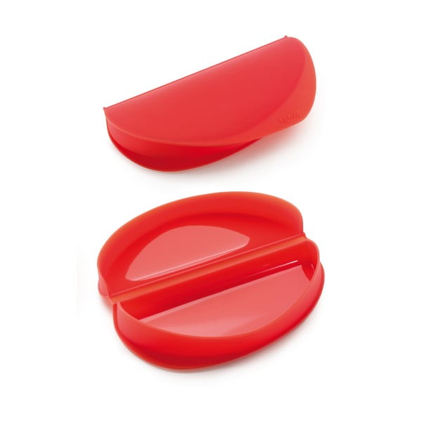 Sarkana silikona omletes forma Lékué
