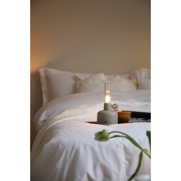 Pelēkbēša LED galda lampa (augstums 22 cm) Astrid – Markslöjd-image-1