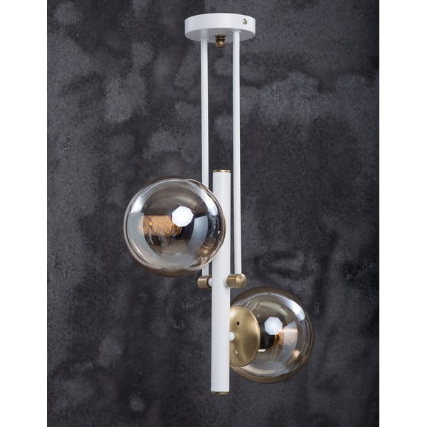 Piekaramā lampa ar stikla abažūru ø 15 cm Libra – Squid Lighting-image-3