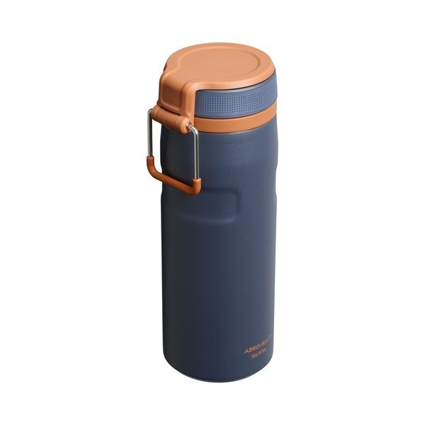 Tumši zils nerūsējošā tērauda termoss 470 ml IceFlow™ Bottle Twist Flip Twilight – Stanley-image-1