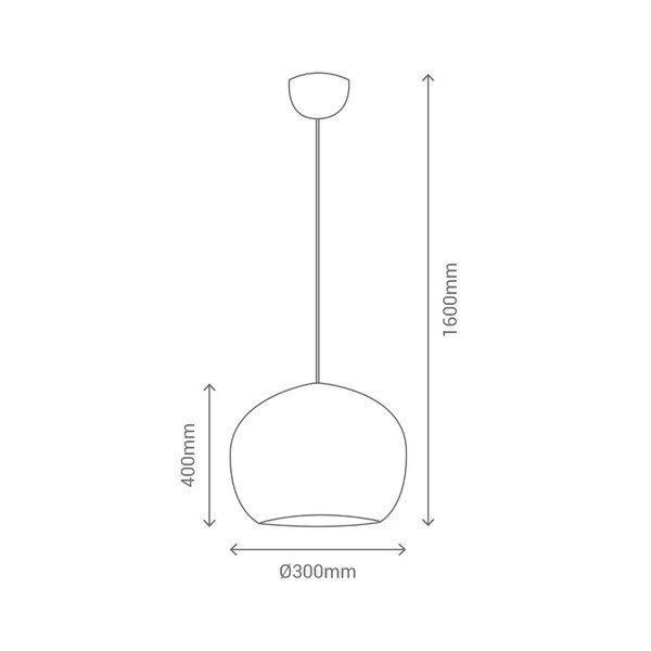 Melna piekaramā lampa SULION Carol-image-2