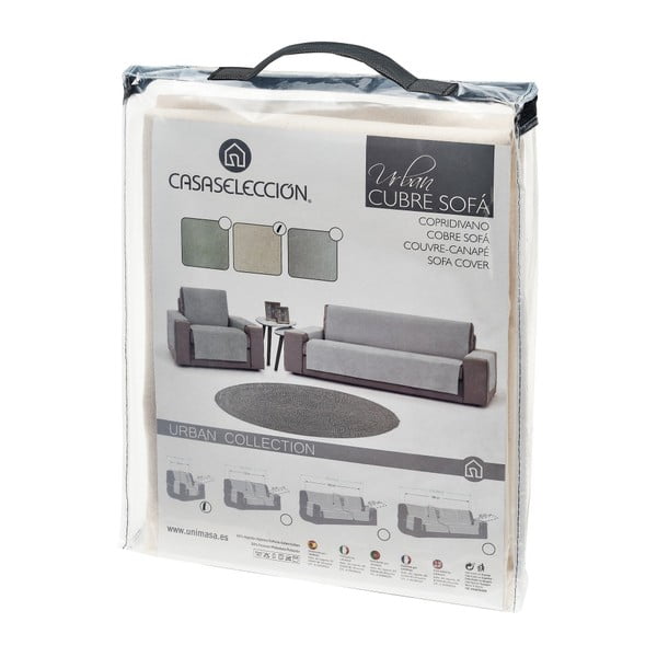 Krēmkrāsas pārvalks atpūtas krēslam 55 cm Urban – Casa Selección-image-3