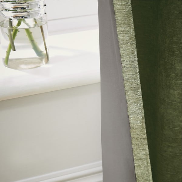 Haki siltumizolējoši aizkari no šenila (2 gab.) 168x229 cm Selene Luxury Chenille – Hyperion-image-2