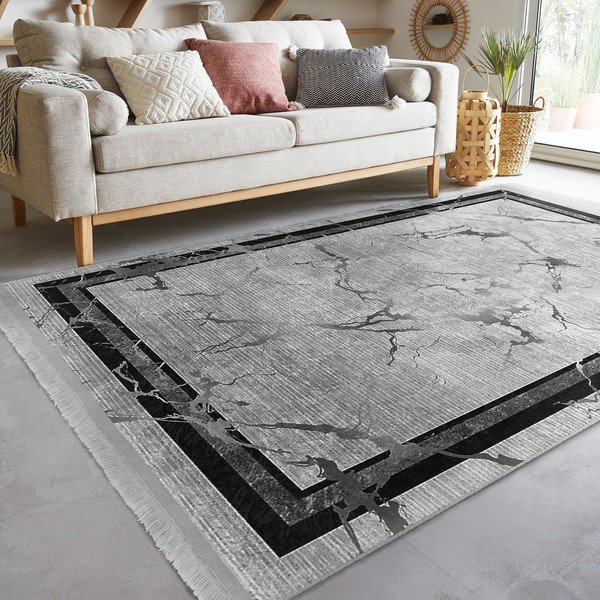 Pelēks paklājs 80x200 cm – Mila Home-image-2