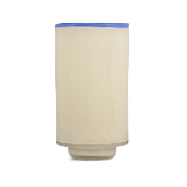 Krēmkrāsas stikla vāze (augstums 21,5 cm) Milo – ONA