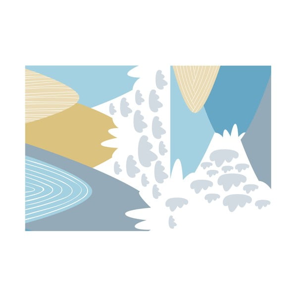 Sienas uzlīme Ambiance Scandinavian Giant Mountains Blanka-image-2