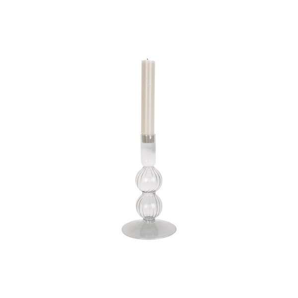 Stikla svečturis PT LIVING Swirl Bubbles-image-3