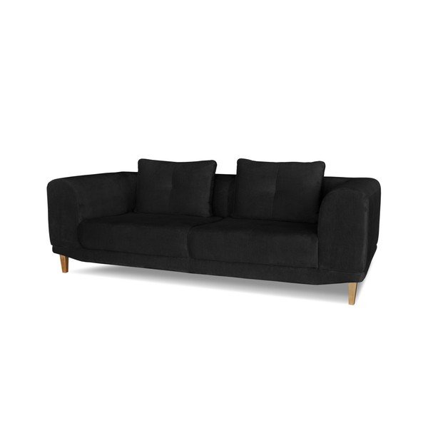 Melns trīsvietīgs dīvāns Windsor & Co. Dīvāni Sigma-image-2
