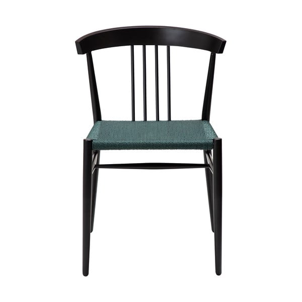 Melns/tirkīzzils pusdienu krēsls Sava – DAN-FORM Denmark-image-2