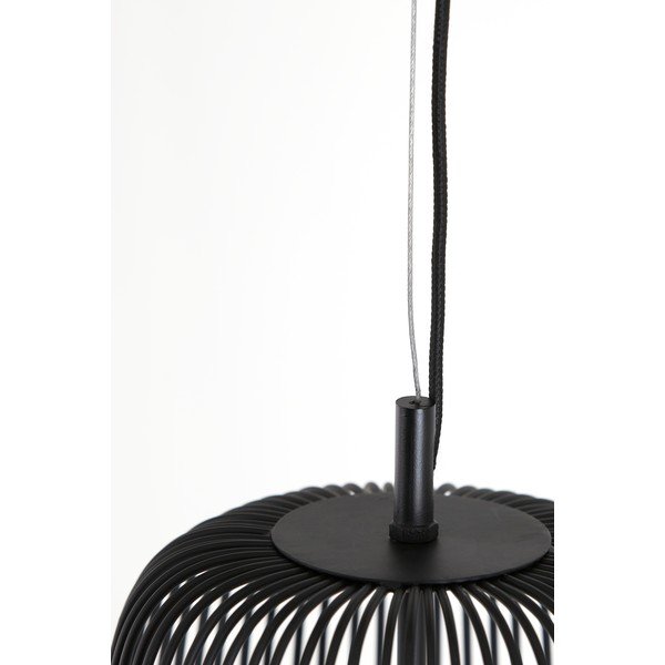 Melna griestu lampa ø 27 cm Rilanu – Light & Living-image-3