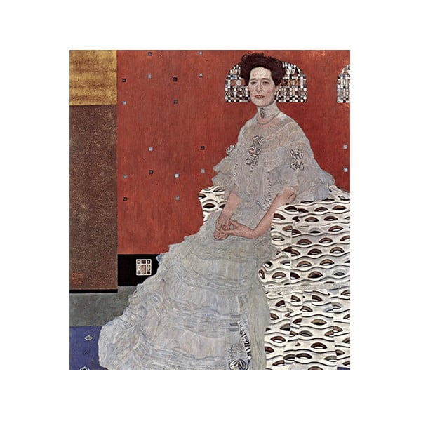 Gustava Klimta reprodukcija - Fritza Riedlere, 80 x 70 cm