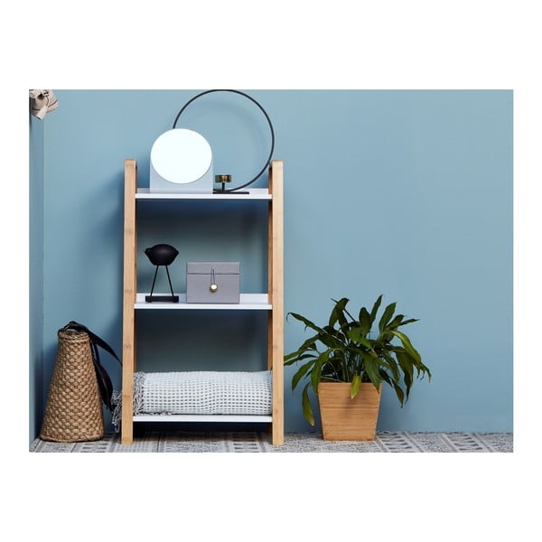 Bambusa vannas istabas plaukts ar 3 plauktiem Wenko Finja-image-3