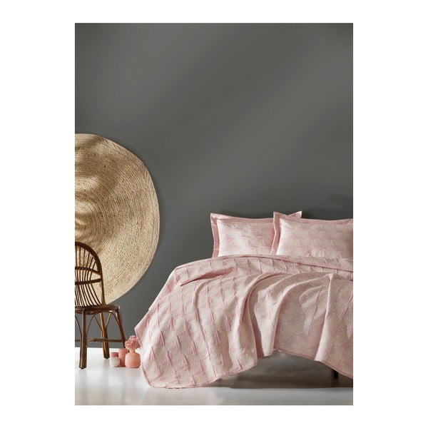 Vieglu divguļamās gultas pārklāju komplekts ar spilveniem Sonador, 240 x 250 cm
