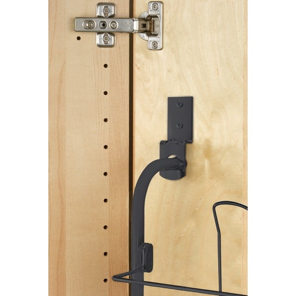 Melns metāla apavu plaukts Wenko-image-1