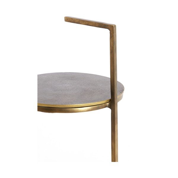 Apaļš sānu galdiņš ar akmens galda virsmu ø 26 cm Leda – Light & Living-image-4