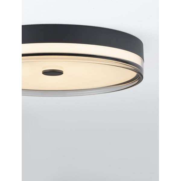 Matēti melna tērauda LED griestu lampa ar regulējamu spilgtumu Helios – Nova Luce-image-2