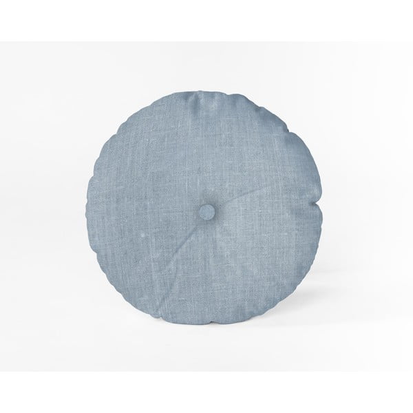 Gaiši zils spilvens Really Nice Things Cojin Redondo Light Blue, ⌀ 45 cm