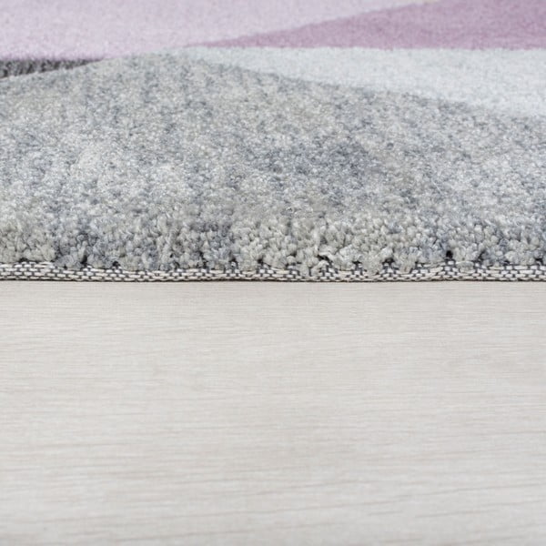 Pelēki violets paklājs Flair Rugs Icon, 120 x 170 cm-image-3
