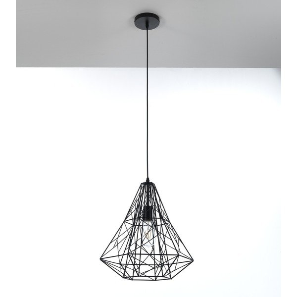 Melns piekaramais gaismeklis Tomasucci Diamond Black-image-3
