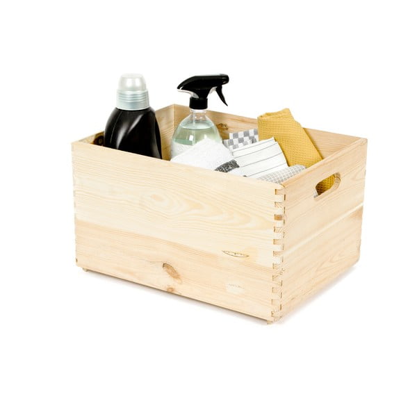 Priežu koka uzglabāšanas kaste Compactor Custom, 40 x 30 x 23 cm-image-2