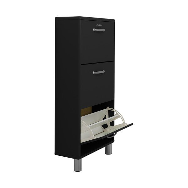 Melns atvāžams apavu plaukts Malibu – Tenzo-image-2