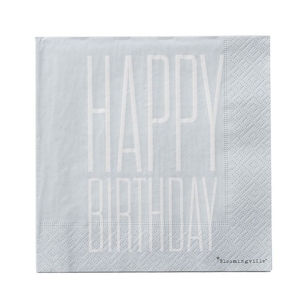 20 papīra salvešu komplekts Bloomingville Napkin-image-1