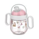 Gaiši rozā plastmasas bērnu krūze 200 ml Fairy Garden by Little Dutch – Mepal