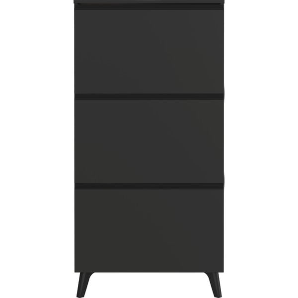 Antracīta pelēks atverams apavu plaukts Scarpa – Germania-image-1