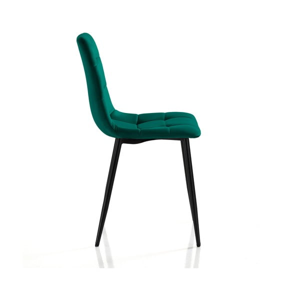 Zaļi samta pusdienu krēsli (2 gab.) Faffy – Tomasucci-image-3